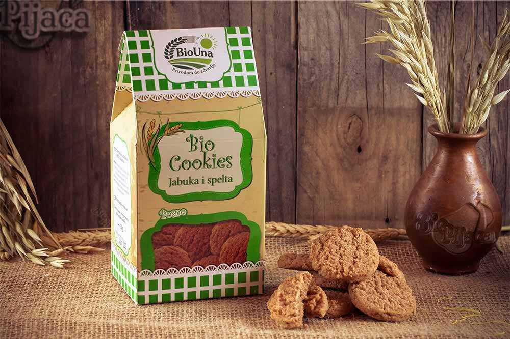 Bio-cookies Jabuka i Spelta - BioPijaca - Zdrava ishrana