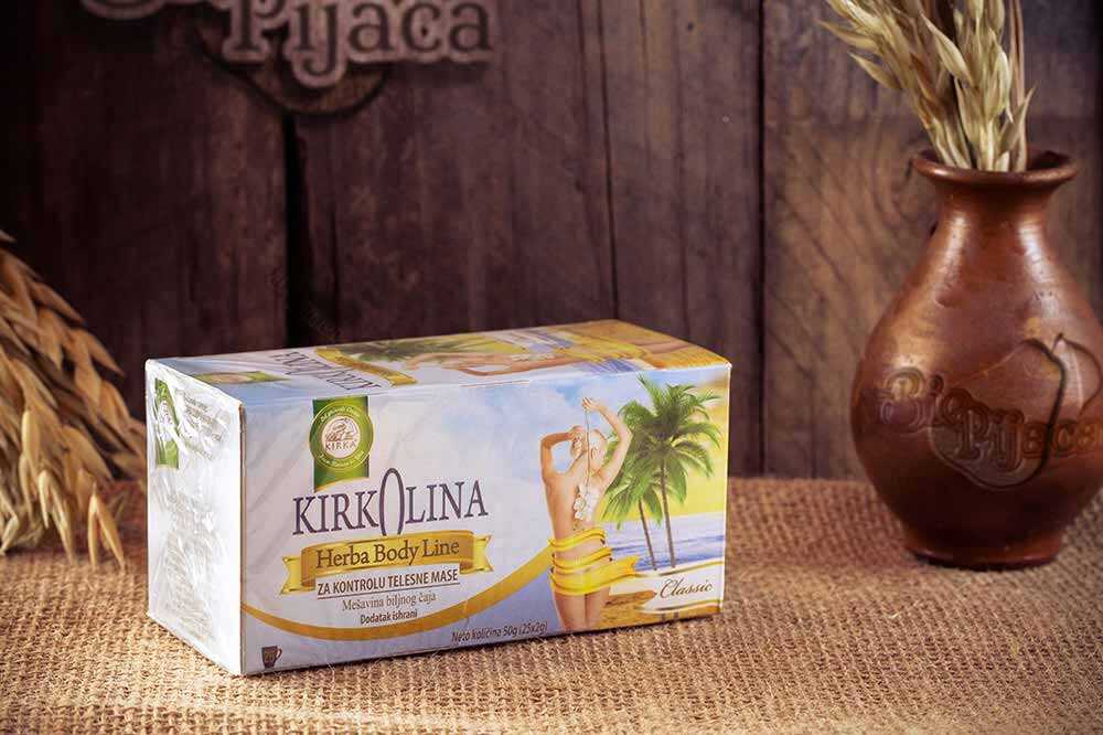 Caj kirkolina - mrsavljenje